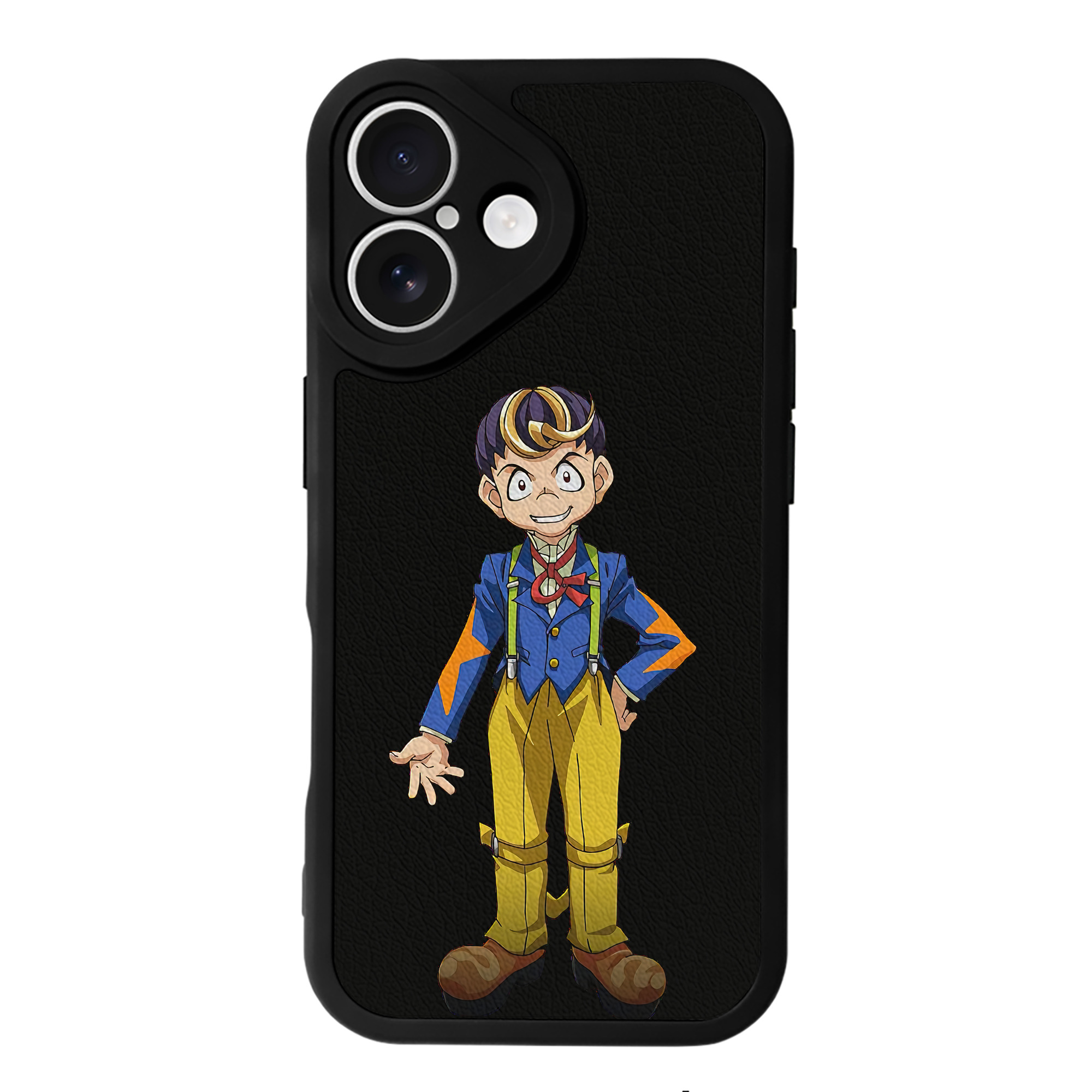 遊☆戯☆王 Yu-Gi-Oh! 【iPhone 16シリーズ対応】シリコンスマホケース（レザー調） 材質：シリコン